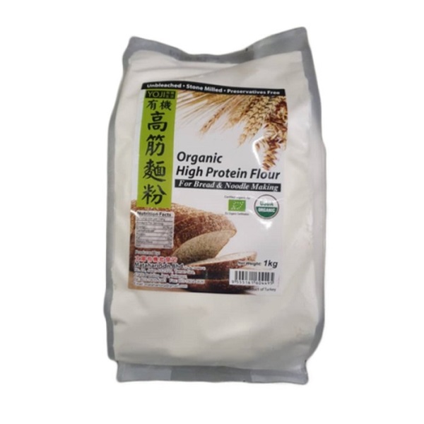 1KG HIGH  PROTEIN  FLOUR ORGANIC UNBLEACHED TEPUNG  PROTEIN  