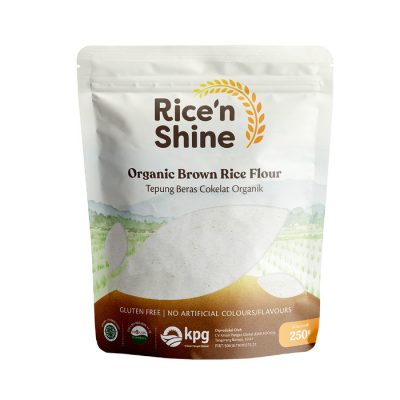 250G TEPUNG BERAS COKELAT RICE N SHINE ORGANIK BROWN RICE FLOUR - KPG